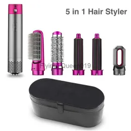 Hair Curlers Straighteners Hair Dryer Curler 5 in 1 Electric Curling Iron s Rollers With And Straightening Brush 220624 HKD230918