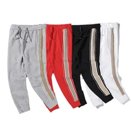 21SS Mens Womens Designers Pants Märke Sport Pants Top Quality Fashion Side Stripe 2021 Sweatpants Joggers Casual Streetwears T236I