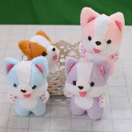 Cute and Cute Corgi Dog Doll Dog Pendant Plush Toy Doll Bookbag Pendant Keychain Cloth Doll
