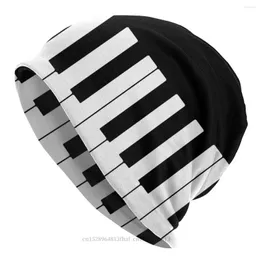 Berets Piano Bonnet Homme Moda Skullies Beanies Caps Criativos Chapéus de Algodão