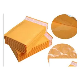 Bubble Cushioning Wrap Wholesale Kraft Paper Envelopes Air Mail Bags Packing Padded Gift Newest 160Mmx140Mm 6.29X5.5Inch Drop Delivery Dhjps