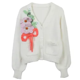 905 2023 outono marca mesmo estilo camisola manga longa com decote em v moda roupas femininas de alta qualidade mingmo
