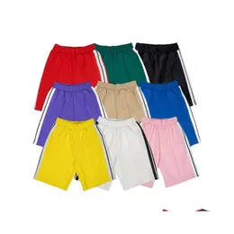 Mens Shorts Moda Baskıları Çiçek Mektubu Tasarımcıları Kadın Spor Kısa Kısa Çekin Pantolon Yaz Giyim Damla Dağıtım Giyim Dhfgb