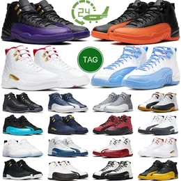 12s Mens Basketball Shoes 12 Field Purple Brilliant Orange Stealth Royalty Gamma Blue Hyper Royal University Gold Sports Sneakers Trainer