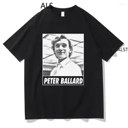 Herren T-Shirts Peter Ballard Shirt Mode Männer Ästhetische Grafik Vecna Creel T-Shirt Unisex Streetwear Harajuku Casual Baumwolle T-Shirt