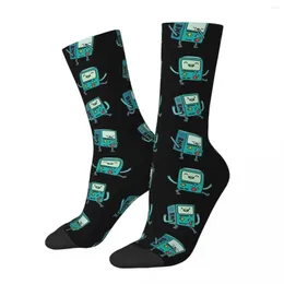 Мужские носки для танцев BMO Game, унисекс, с капюшоном, зимние, ветрозащитные, Happy Street Style Crazy
