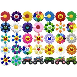 Charms Charms The Sunflower Shoe For Clog Jibbitz Bubble Slides Sandals Trucks Pvc Decorations Accessories Christmas Birthday Gift Par Dh6S2