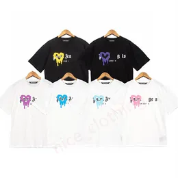 Designer PA T-Shirt Luxusmarke T-Shirts Drucken Palmen T-Shirts Herren Damen Angles Kurzarm Casual Rundhalsausschnitt Tops Kleidung Kleidung 291i