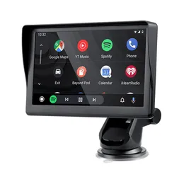 Car Video Portable Carplay With Sunshade Usb Mtimedia Player Android Monitor Airplay Phone Mirror Link For Bus Suv Truck Lorry Van Dro Dhptd