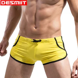 Desmiit Bademode Herren Badehose zum Baden Badeshorts Sexy Gay Herren Badeanzug Strandkleidung Surf Boxershorts Sunga Suit244k