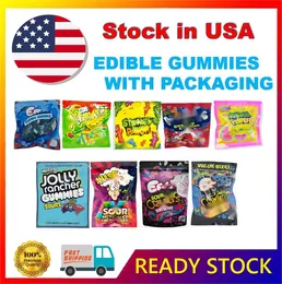 Gomas Edibles D9 estocadas nos EUA com pacotes pacote de saco com embalagem feita e enviada dos EUA