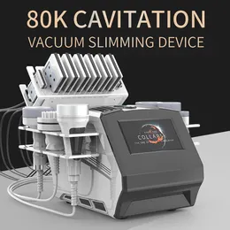 Hot Sales Portable Cellulite Fat Burning Body Contouring Muscle Gain Vacuum Cavitation Machine 6 Handles RF Face Tightening Wrinkle Remover