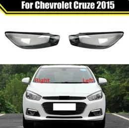 Lentille transparente pour phare de voiture Chevrolet Cruze 2015, masque de boîtier de lampe en plexiglas transparent