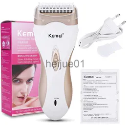 Electric Shavers KM-3518 110-240V Rechargeable Lady Shaver Women Epilator Hair Shaver Removal for Women Electric Hair Remover x0918