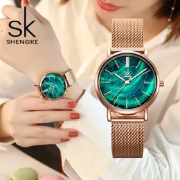 Relógio feminino relógios de alta qualidade moda luxo personalidade criativa gradiente estrela dial relógio à prova dwaterproof água