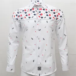 Faconnable Embroidery Shird Camisa Masculina Mens Lengeve Dress Shirts Cotton Social Hombre Paris Eden Park Faconnable Chemises274n