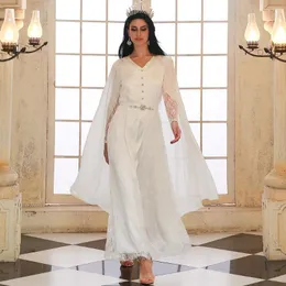Ubranie etniczne elegancka biała koronkowa ręcznie sędzana diamentowa spódnica Cape Dubai Turkey Abaya Arab Islamski Kobiety Marokan Kraftan Evening Dress