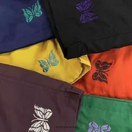 Herren-Shorts von Beams Needles Co. Schnell trocknende Schmetterlings-Freizeitshorts für Männer und japanische Cityboy-Strandhosen mit lockerer Passform für Frauen