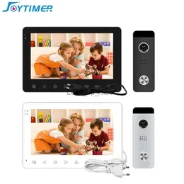 Dörrklockor JoyTimer Home Video Intercom Video Dörrtelefon för lägenhet 7 "Monitor 1200tvl Doorbell Camera med rörelsedetektering Auto Record HKD230919