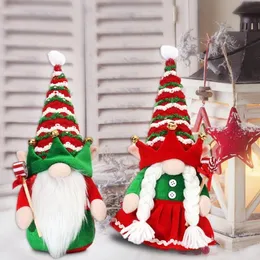 ELF Figur Display Santa Claus Doll Faceless Dolls Christmal Decorations Festive Party Christmas Ornament Xmas presenter