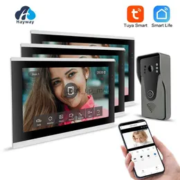 Campanelli Videocitofono da villa HD da 10 pollici Campanello 1080P per casa TUYA app citofono wireless chiamata sblocco ecc HKD230918