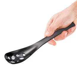 Kaşık Metal Yemek Kaşık Delikli Modern Tasarım Çay Küçük Tatlı Teaspoon Kahve Çorbası İçin Uzun Tuttur