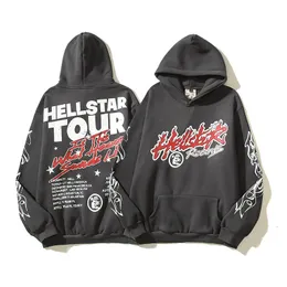 Moletons masculinos Moletons Y2K Streetwear Carta Estrelas Graffiti Fleece Com Capuz Hoodies Unissex Stranger Things Baggy Casual Pulôver Moletons Oversized E 230918