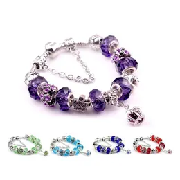 Beaded Bracelet 9 Colors With Diamond Charm Length 17/18/19/20Cm Elegant Guest Gifts Nice Girl Drop Delivery Dhszx