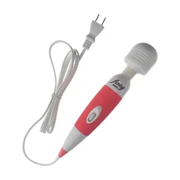 sex massager sex massagersex massagerPink 220V in-line charging AV vibrator G-point masturbator adult sex products massage stick