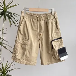 2023 Letnie spodenki Męskie krótkie spodnie Moda Bieganie luźne szybkie suche mycie Proces czystej tkaniny Trendy Casual Hip-Hop Stones Island Shorts T3R1#