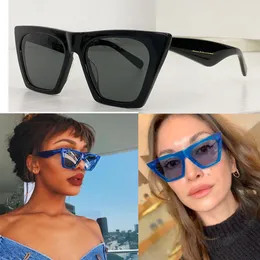 Kobiety okulary przeciwsłoneczne 41468 Style kota oka octanowa rama Kobiety spersonalizowane okulary przeciwsłoneczne na świeżym powietrzu francuska moda klasyczny styl pasa startowego