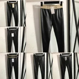 Various Styles Women PU Leather Pants High Waist Thickened Trousers Elastic Waist Stretch Leggings Yoga Fitness Pants