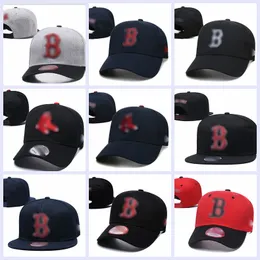 Fashion Accessoires Snapbacks Hut B Verstellbare Baskball -Kappen Alle Team -Logo Unisex Style Outdoor Sport Stickerei Baumwolle Flach geschlossen