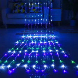 LED Strings impreza Świąteczna LED Waterfall Meteor Shower Stra