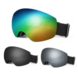 Skibrille Winterstil Damen Herren Doppelschichten Antibeschlag Outdoor Snowboardausrüstung Brille Winddichte Skibrille 230918