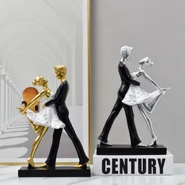 Oggetti decorativi Figurine Nordic Light Luxury Style Dance Girl Arte Artigianato Decorazioni per la casa Bancone salone di bellezza Desktop Soggiorno Decorazione creativa 230919