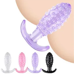 Sexleksak massager ananas anal plug silikon rumpa stickigt granulärt g-spot vagina stimulering för kvinnor erotisk produkt vuxen