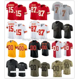 Herren-Fußballtrikots 87 Travis Kelce 10 Isiah Pacheco 32 Nick Bolton 95 Chris Jones 7 Harrison Butker 19 Kadarius Toney 25 Clyde Edwards-Helaire 1 Jerick McKinnon