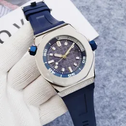 Watch Designer Watch Men's Watch Mekanik Otomatik 42mm Kauçuk Kayış Satın Alınabilir Safir Pim Tokası Saat 904L Paslanmaz Çelik Dial Montre De Luxe