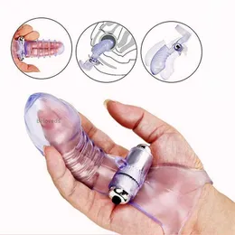 Sex Toy Massager G Spot Massage Finger Sleeve Vibrator Citing Stimulate Female Masturbator For Women Shop Products New
