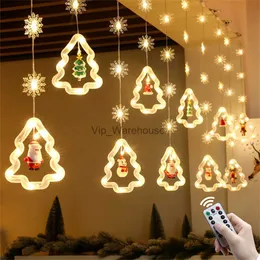 LED Strings Party 3M 120leds Christmas Tree Startain Lights Fairy Snowflake Icicle Curtain String Light for Wedding New Home Party Decor HKD230919