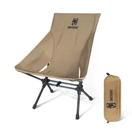 Camp Furniture Onetigris Portable Camping Chairs Outdoor High Back Chair for Fishing Trekking BBQ Parties Gardening Indoor Use 230919