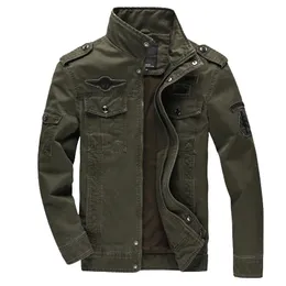 Herrjackor Spring Autumn Bomber Jacket Casual Male Army Militär Tactical Coats Baseball Slim Outwear Windbreaker Tooling 230919