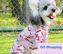 Summer Pet Clothes Dog Shirt Small and Medium-Sized Dogs Teddy Bichon Corgi Pomeranian Schnauzer New