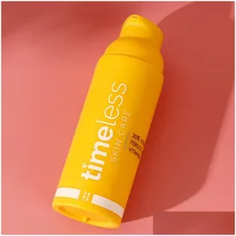 Fundação Primer Timeless Soro Cuidados com a Pele Tempo Menos 20% Vitamina C 30Ml Q10 B5 Essência Facial Ve Feric Acid Drop Delivery Health Beauty Dhhly