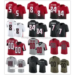 Men Football Jerseys 7 Bijan Robinson 5 Drake London 8 Kyle Pitts 97 Grady Jarrett 9 Desmond Ridder 24 A.J. Terrell Jr 84 Cordarrelle Patterson 6 Younghoe Koo 25 Allgeier