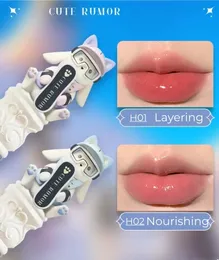 Läppstift skid kanin läppvård serum honung överlägg läppglasyr läppolja present set hydrating lipgloss kvinnor skönhet makeup 230919