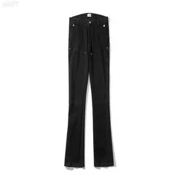 Jeans larghi decostruiti con giunture High Street Old Black Flarer4mb