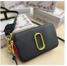 Designerväska för kvinnors snapshot axelväskor Klassisk kamera Fashion Lyxig koppling läder crossbody väskor med blixtlås fashionabla gatukontaktor