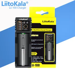 Liitokala lii-100b lii-100 18650 carregador inteligente de bateria para 26650/18350/16340/18500/aa/aaa 3.7V 1.2V ni-mh ni-cd lithium